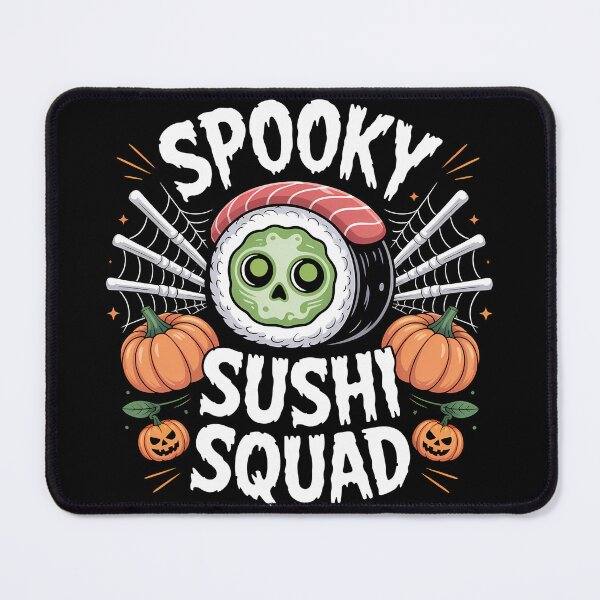Item preview, Spooky Sushi Squad – Cute Halloween Sushi designed and sold by Haji Kamora.
