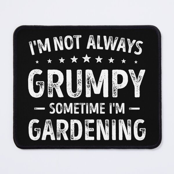 Item preview, Grumpy Grandpa Funny Gardening designed and sold by RareBunny.
