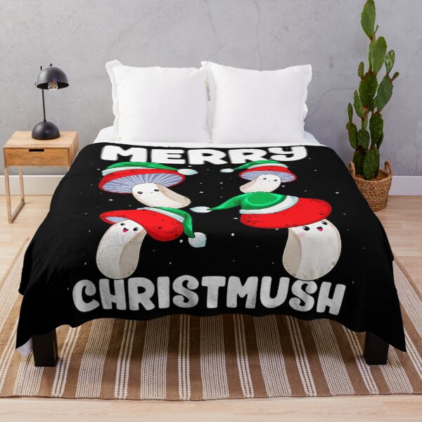Item preview, Christmas Mushrooms Merry Christmush Xmas Morels Santa Hat designed and sold by pozilohanev.