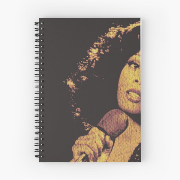 Item preview, Golden Donna Summer Microphone Portrait Design For Disco Fans, Gift For 70s Music Lovers designed and sold by LindaERiley.