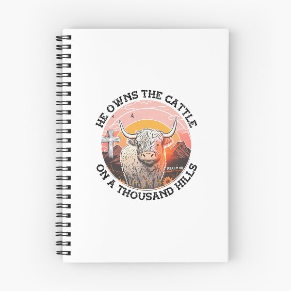 Item preview, He Owns the Cattle on a Thousand Hills 		 designed and sold by mqsqasemik.