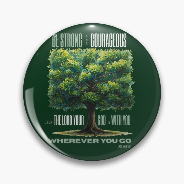 Item preview, Inspirational Christian Quote – Joshua 1:9 Scripture Art designed and sold by Ausra789.