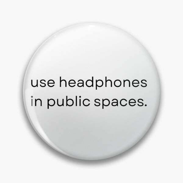Item preview, Headphones in public designed and sold by MisoMind.