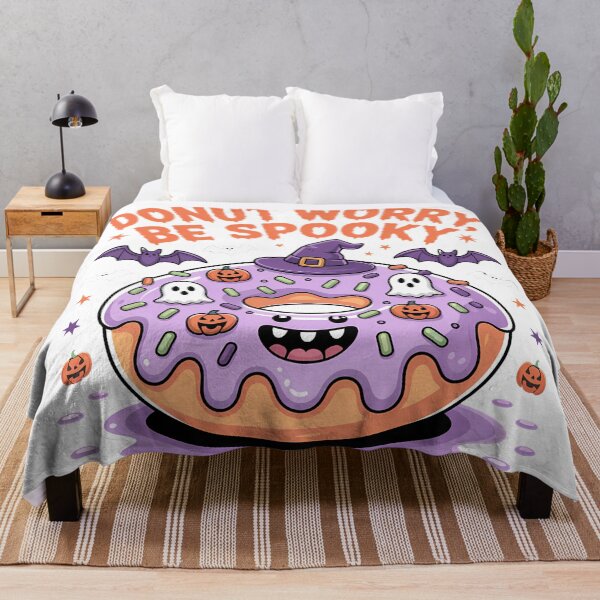 Item preview, Donut Worry Be Spooky – Funny Halloween Donut designed and sold by Haji Kamora.
