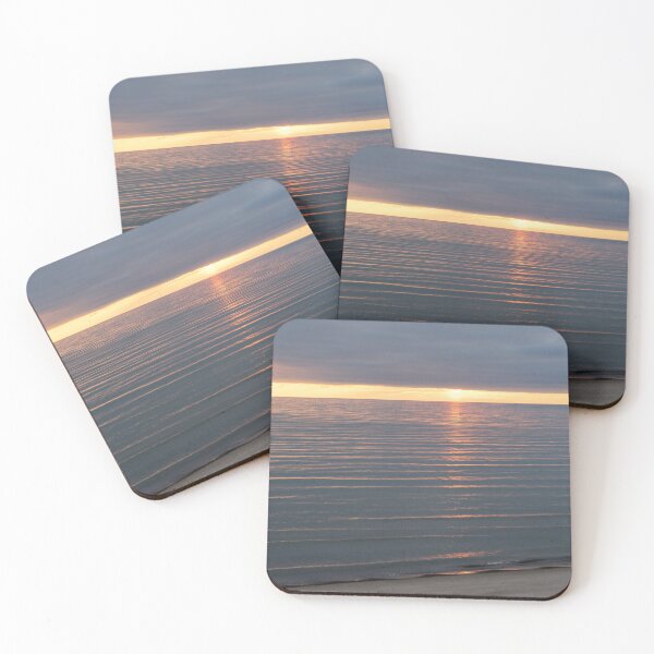 Item preview, Serene Ocean Sunset with a Ribbon of Light designed and sold by Georgia Mizuleva.