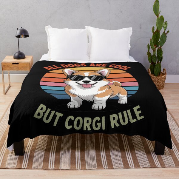 Item preview, All Dogs Are Cool But Corgi Rule designed and sold by TyraYoung.