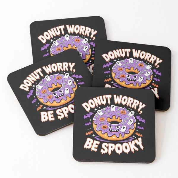 Item preview, Donut Worry Be Spooky – Funny Halloween Donut designed and sold by Haji  Kamora.