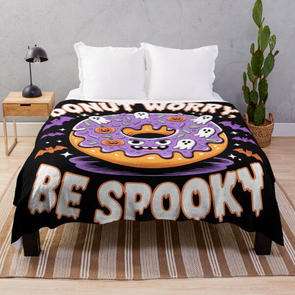 Item preview, Donut Worry Be Spooky – Funny Halloween Donut designed and sold by Haji Kamora.