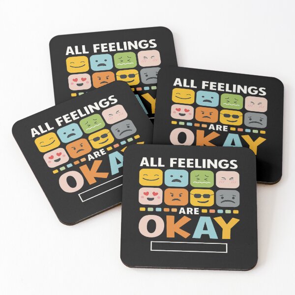 Item preview, All Feelings Are Okay Mental Health Awareness Counselor designed and sold by TyraYoung.