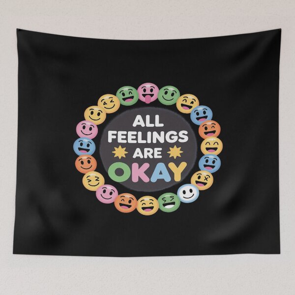 Item preview, All Feelings Are Okay Mental Health Awareness Month Emotion designed and sold by TyraYoung.