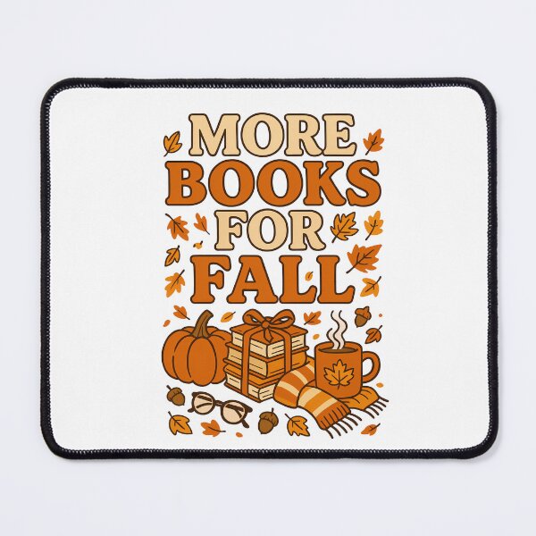 Item preview, More Books for Fall – Cozy Autumn Reading Pumpkin Coffee Design designed and sold by Sixtinebzh.