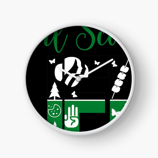 Aperçu de l'œuvre Scout de vie noir et vert pour le camping Cookie créée et vendue par tjiraapuleniu.