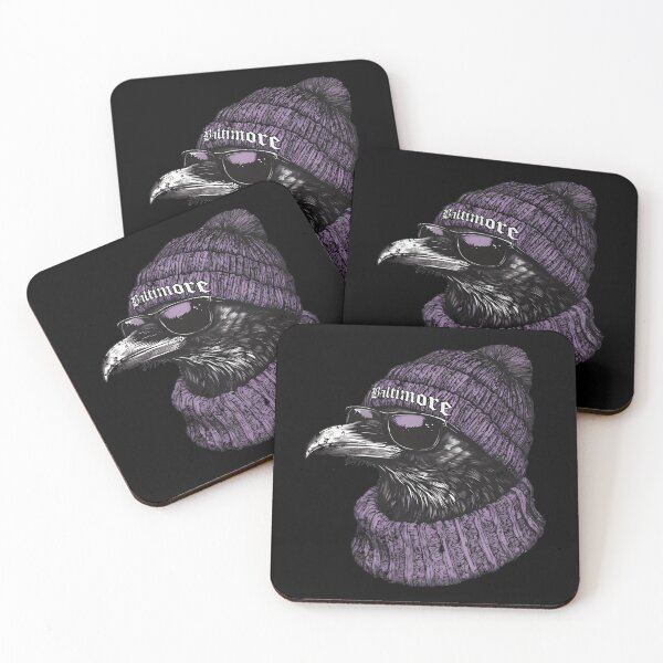 Item preview, Midcentury Balt.imore Ravens Beanie Sunglasses Graphics Cheerleading designed and sold by JordLehne.