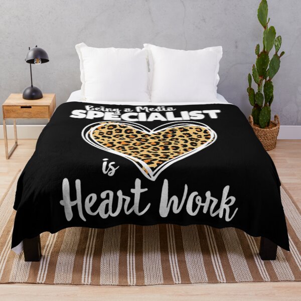 Item preview, Being a Media Specialist is heart work designed and sold by alkalfndaor.