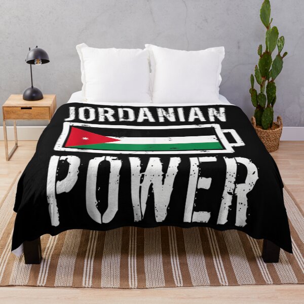 Item preview, Jordan Flag Jordanian Power Battery Proud Tee designed and sold by vipinunokiex.