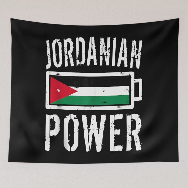 Item preview, Jordan Flag  Jordanian Power Battery Proud Tee 		 designed and sold by vipinunokiex.