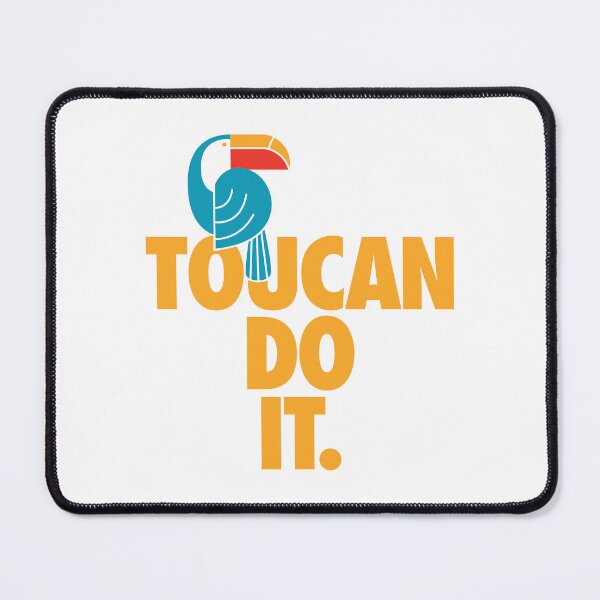 Item preview, Toucan Do It – Motivational Tropical Bird designed and sold by chillaxcats.