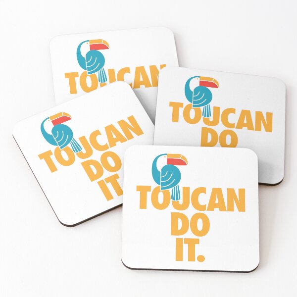 Item preview, Toucan Do It – Motivational Tropical Bird designed and sold by chillaxcats.