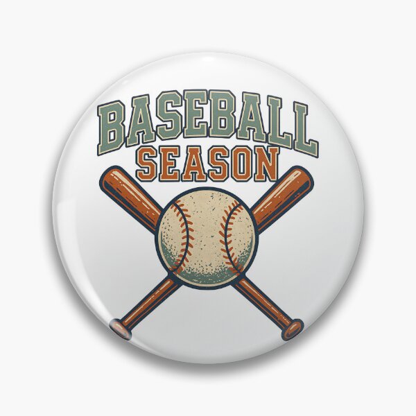 Artikelvorschau, Baseball-Saison – Vintage Retro Baseball-Fan-Design entworfen und verkauft von Sixtinebzh.