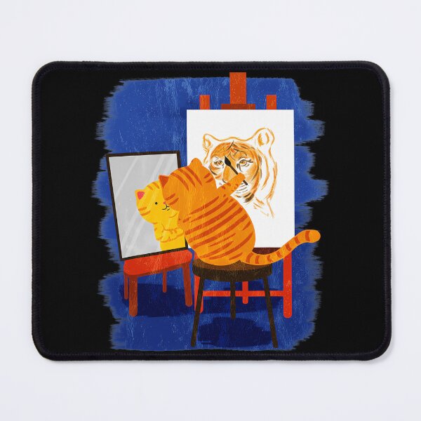 Item preview, Cute Artistic Cat - Cute Cat Painting Lion Art 1 designed and sold by napeacordiv.