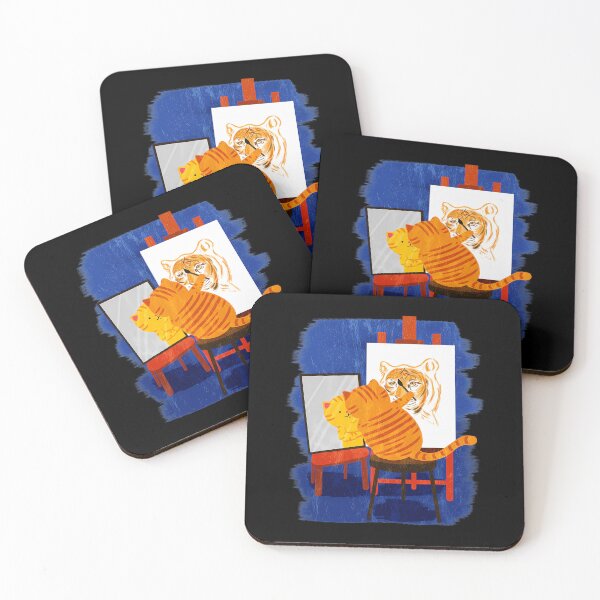 Item preview, Cute Artistic Cat - Cute Cat Painting Lion Art 	1	 designed and sold by napeacordiv.