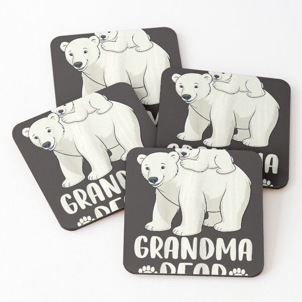 Item preview, Grandma Bear With Baby Polar Bear For Grandmothers, Gift For Family Lovers designed and sold by LindaERiley.