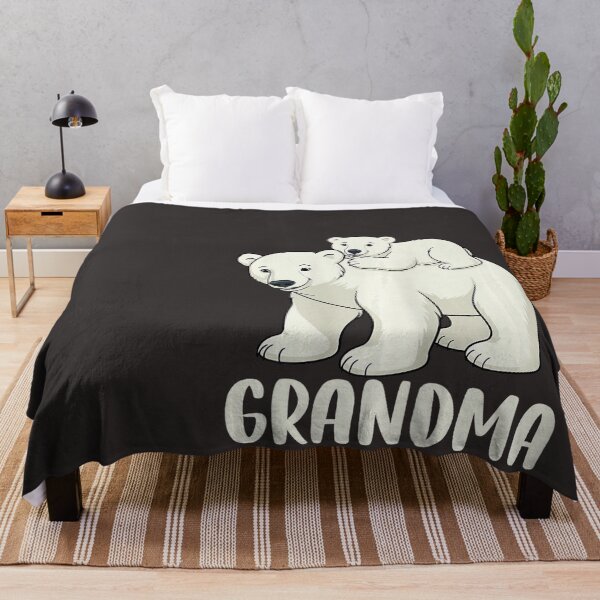 Item preview, Grandma Bear With Baby Polar Bear For Grandmothers, Gift For Family Lovers designed and sold by LindaERiley.