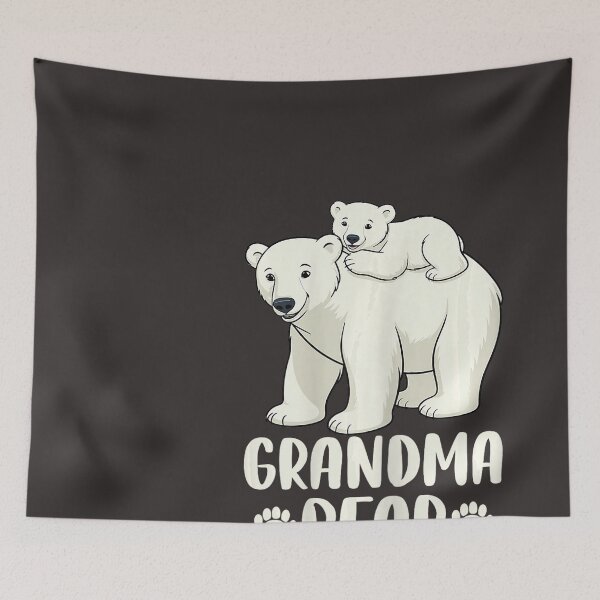 Item preview, Grandma Bear With Baby Polar Bear For Grandmothers, Gift For Family Lovers designed and sold by LindaERiley.