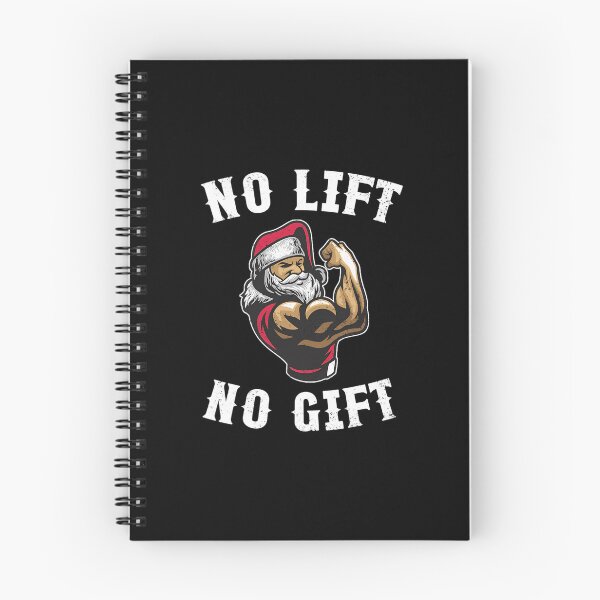 Item preview, Christmas No Lift No 	 Buff Santa Funny Xmas Gym 	 		 designed and sold by pozilohanev.