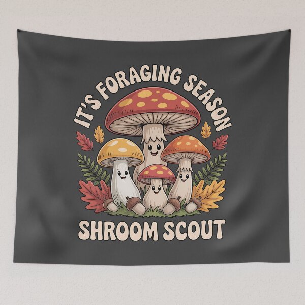 Item preview, mushroom foraging - fungi lover - mushroom hunting - wild mushrooms - morel hunter - spore print - woodland adventure - forest hiking - edible mushrooms - mushroom basket designed and sold by JansenGS.