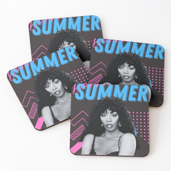 Item preview, Retro Neon Pink and Blue Donna Summer Portrait Design For Disco Music Fans, Gift For 80s and 70s Lovers designed and sold by LindaERiley.