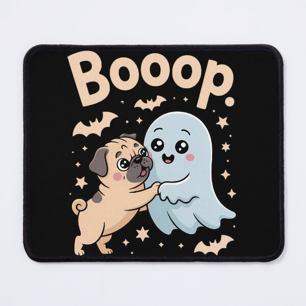 Item preview, alloween Ghost Pug Boop Silly Puppy Dog Humor designed and sold by TyraYoung.