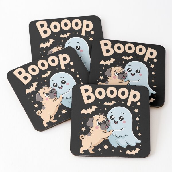 Item preview, alloween Ghost Pug Boop Silly Puppy Dog Humor designed and sold by TyraYoung.