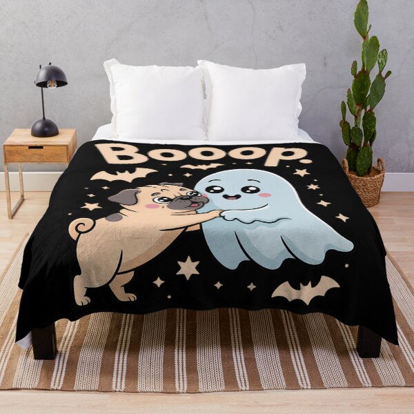 Item preview, alloween Ghost Pug Boop Silly Puppy Dog Humor designed and sold by TyraYoung.