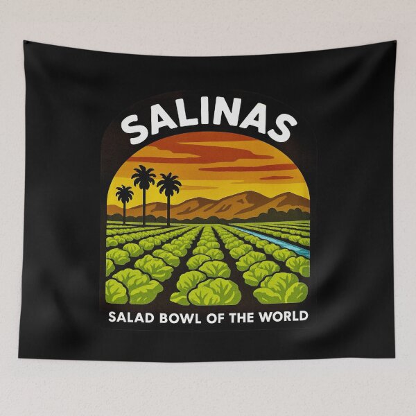Item preview, Salinas Lettuce Fields Sunset designed and sold by Myra365Art.