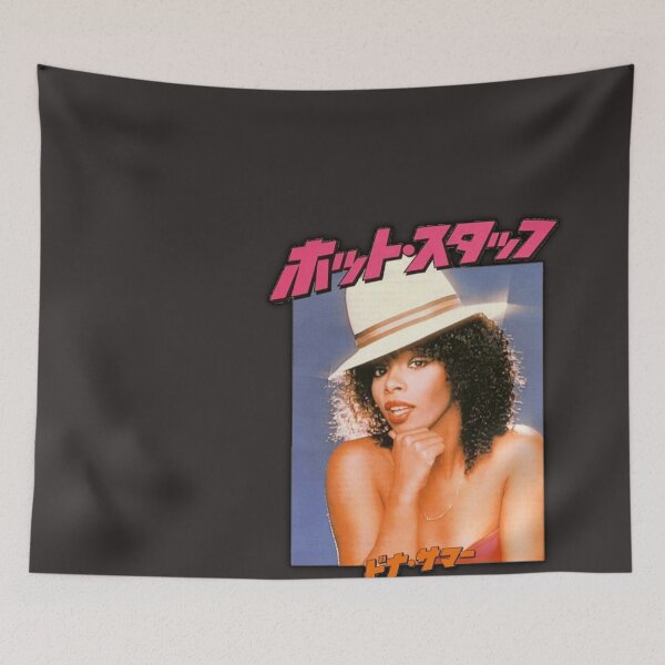 Item preview, Japanese Hot Stuff Donna Summer Poster Style Design For Disco Music Fans Gift For Retro 70s Lovers designed and sold by LindaERiley.