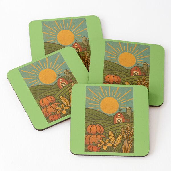Item preview, Farmstead Sunset designed and sold by Wow-and-Now.