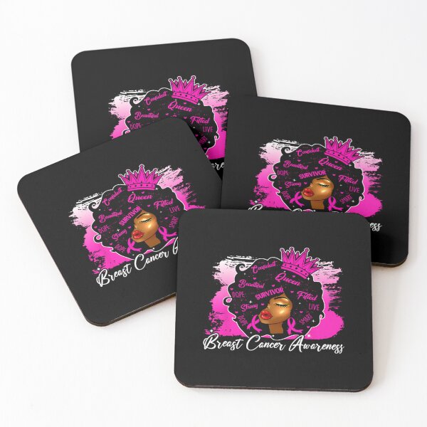 Item preview, Black 	 Pink Ribbon Warrior Breast Cancer Awareness 		 designed and sold by tjiraapuleniu.