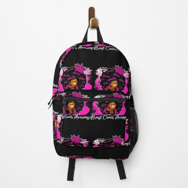 Item preview, Black Pink Ribbon Warrior Breast Cancer Awareness designed and sold by tjiraapuleniu.