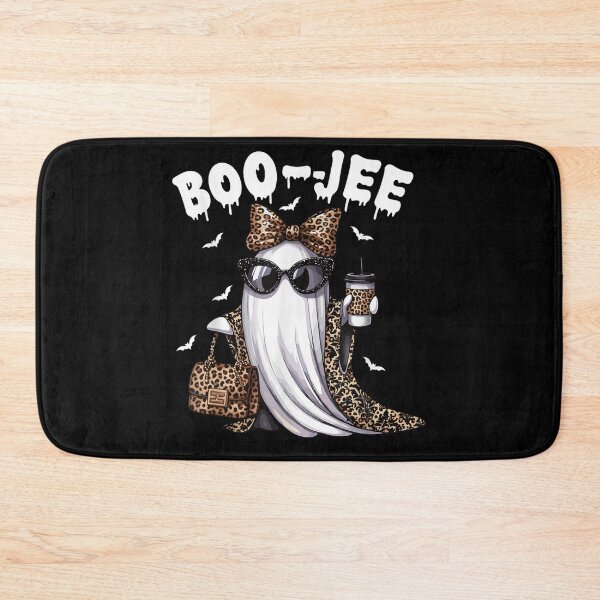 Item preview, Funny Boo JEE Ghost Leopard Print Spooky Vibes Halloween Women T-Shirt designed and sold by HarinDonreka.