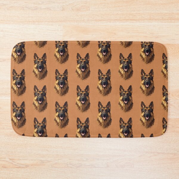 Item preview, Stylized Dog Portrait in Low-Poly Geometric Design with Earthy Tones designed and sold by PixelVibe782.
