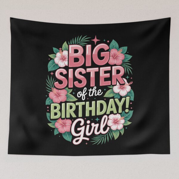 Item preview, Aloha Hawaii Sister Big Sister Of The Birthday Girl designed and sold by TyraYoung.