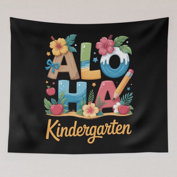 Item preview, Aloha Kindergarten Teacher Life Summer Beach Vacation School designed and sold by TyraYoung.