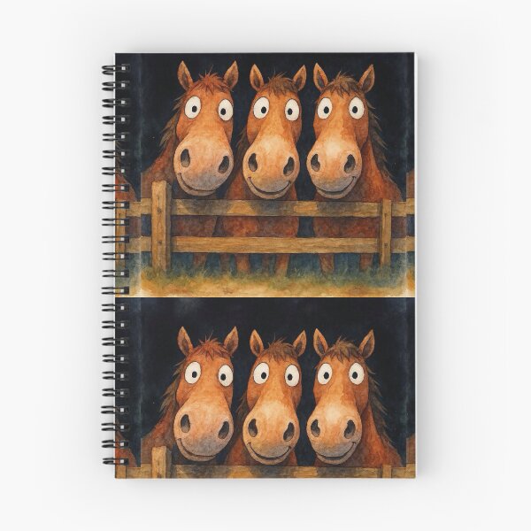 Item preview, Cute Horses ' The Happy Guys ' Designs BY SHiRLeY MacARTHuR designed and sold by Shirley MacArthur Art.