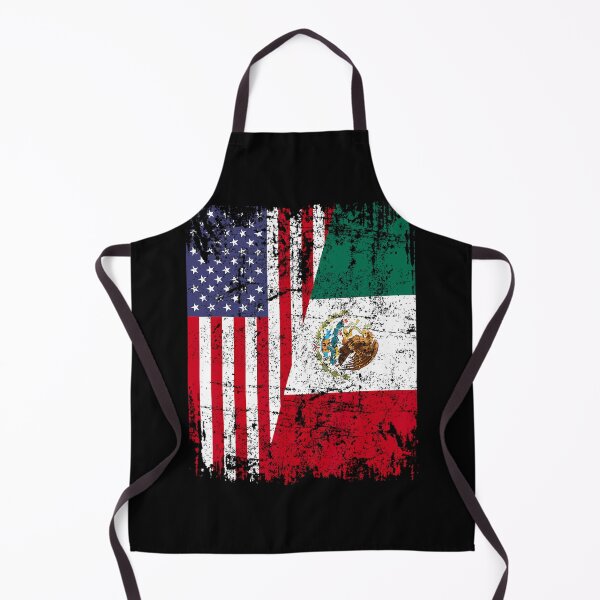 Item preview, MEXICAN ROOTS Half American Flag MEXICO designed and sold by shmilykanazeg.