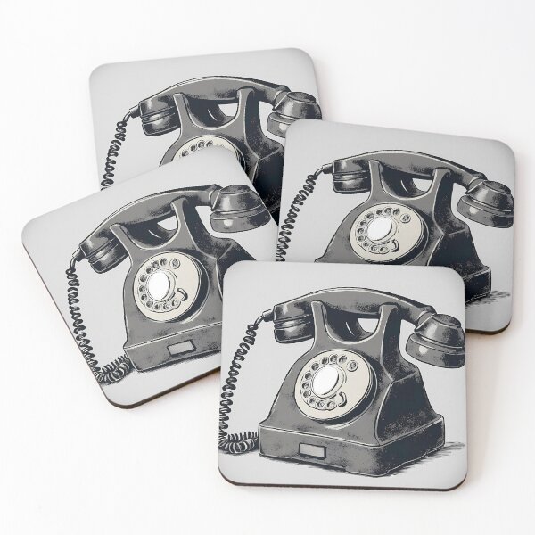 Item preview, Retro Teal Rotary Phone designed and sold by LanaGustavsson.