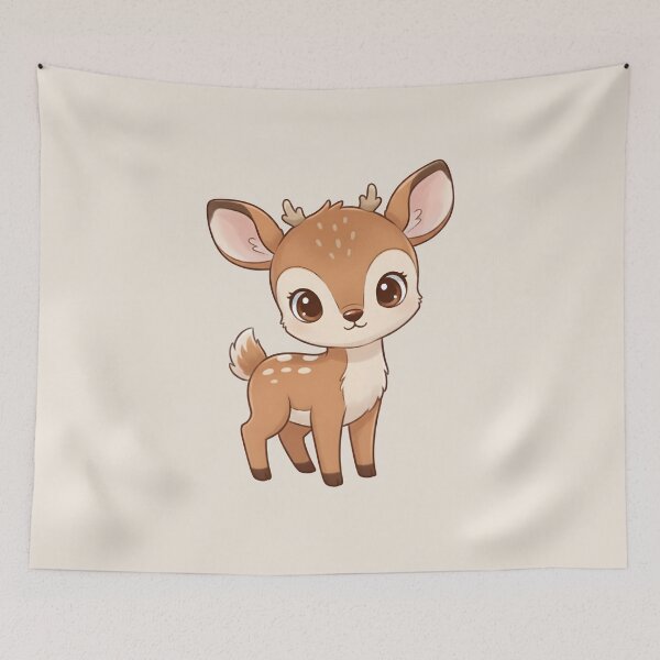 Item preview, Baby fawn Illustration designed and sold by MA DESIGNS.