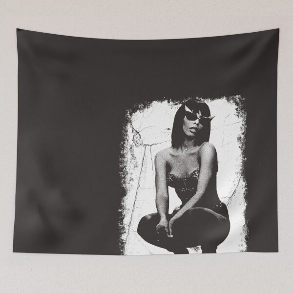Item preview, Black and White Donna Summer Retro Art For Disco Fans Gift For Vintage Music Lovers designed and sold by LindaERiley.