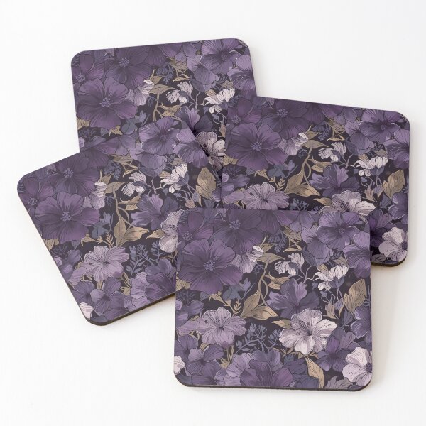 Item preview, Deep Purple Flowers designed and sold by CoolPixels.