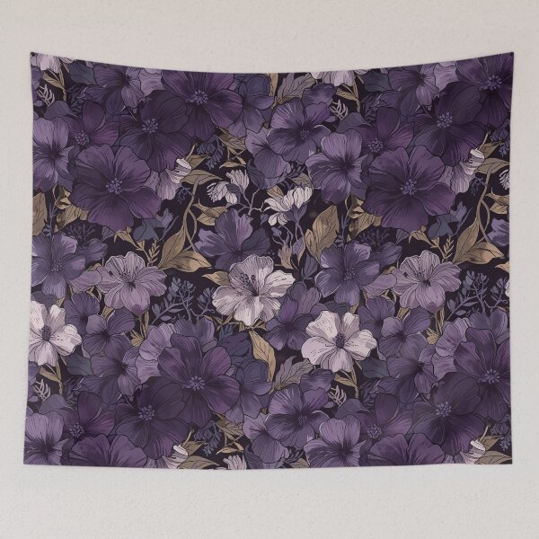 Item preview, Deep Purple Flowers designed and sold by CoolPixels.